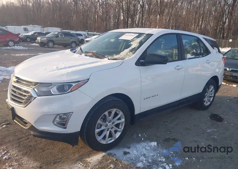 2020 Chevrolet Equinox Fwd Ls z USA, uszkodzony, nr VIN 3GNAXHEV1LS670275